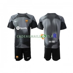 FC Barcelone Maillot avec flocage Gardien Extérieur 2022-2023 ,Tenue Enfant MC