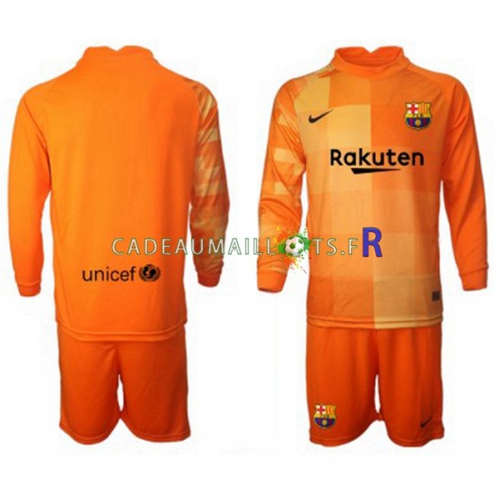 FC Barcelone Maillot avec flocage Gardien Domicile 2021-2022 ,Tenue Enfant ML FC Barcelone Maillot avec flocage Gardien Domicile 2021-2022 ,Tenue Enfant ML