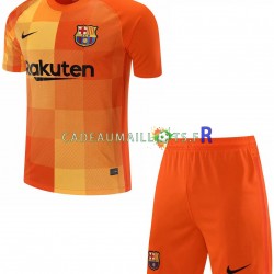 FC Barcelone Maillot avec flocage Gardien Domicile 2021-2022 ,Tenue Enfant MC