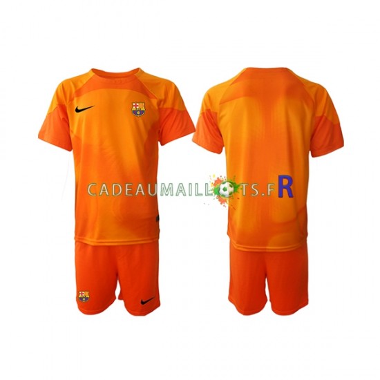 FC Barcelone Maillot avec flocage Gardien 3ème 2022-2023 ,Tenue Enfant MC