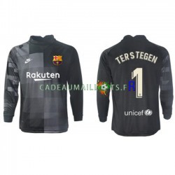 FC Barcelone Maillot avec flocage Ter Stegen 1 Gardien Extérieur 2021-2022 ,Homme ML