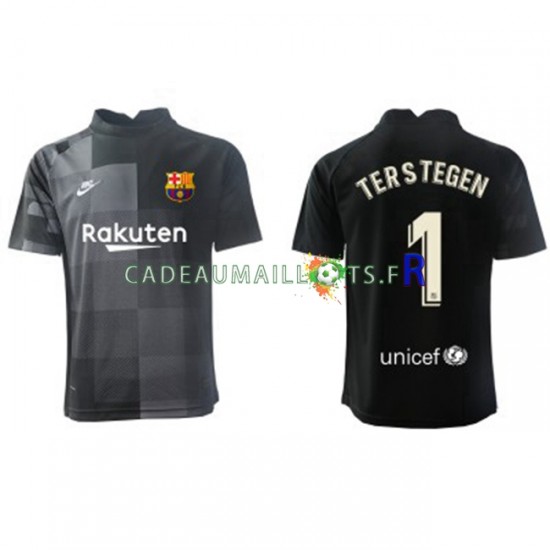 FC Barcelone Maillot avec flocage Ter Stegen 1 Gardien Extérieur 2021-2022 ,Homme MC