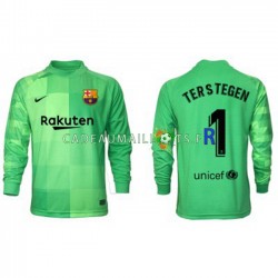 FC Barcelone Maillot avec flocage Ter Stegen 1 Gardien 3ème 2021-2022 ,Homme ML