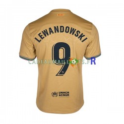 FC Barcelone Maillot avec flocage Lewandowski 9 Extérieur 2022-2023 ,Homme MC