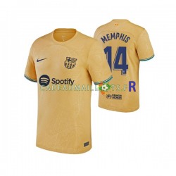 FC Barcelone Maillot avec flocage Memphis Depay 14 Extérieur 2022-2023 ,Homme MC