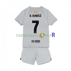 FC Barcelone Maillot avec flocage Ousmane Dembele 7 3ème 2022-2023 ,Tenue Enfant MC