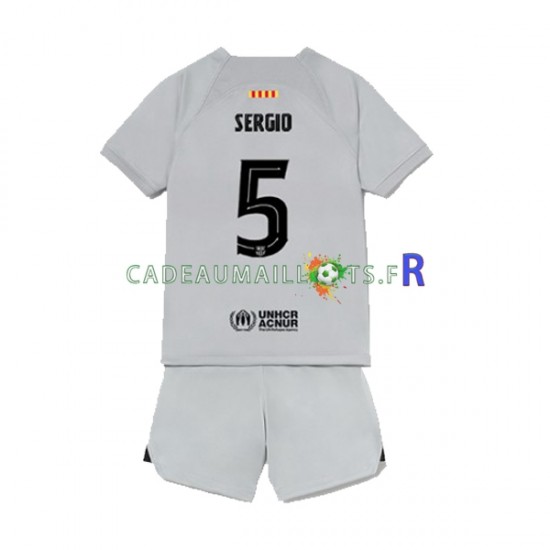 FC Barcelone Maillot avec flocage Sergio Busquets 5 3ème 2022-2023 ,Tenue Enfant MC