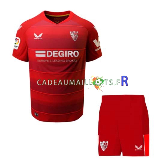 Séville FC Maillot avec flocage Extérieur 2022-2023 ,Tenue Enfant MC