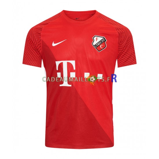 FC Utrecht Maillot avec flocage Domicile 2021-2022 ,Homme MC