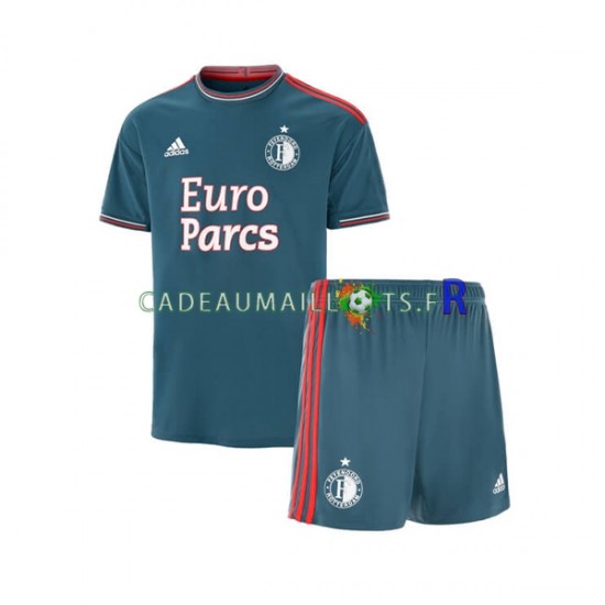 Feyenoord Rotterdam Maillot avec flocage Extérieur 2022-2023 ,Tenue Enfant MC