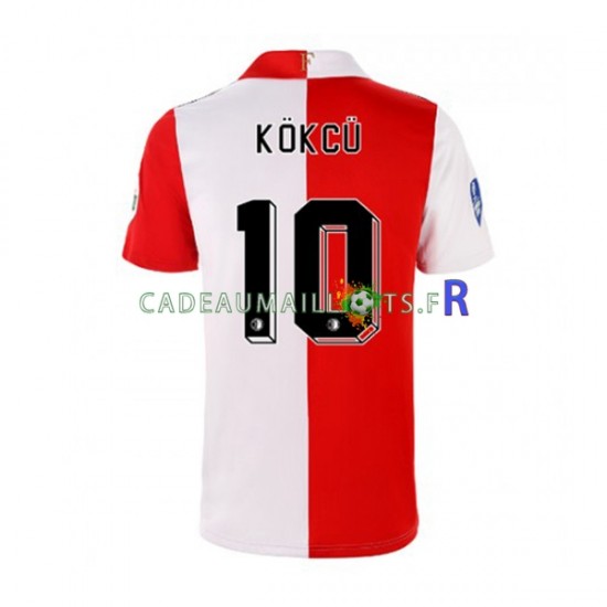 Feyenoord Rotterdam Maillot avec flocage Orkun Kokcu 10 Domicile 2022-2023 ,Homme MC