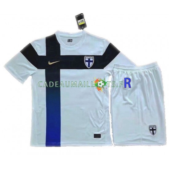 Finlande Maillot avec flocage Euro Domicile 2020 ,Tenue Enfant MC