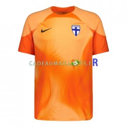Finlande Maillot avec flocage Gardien Domicile 2022 ,Homme MC