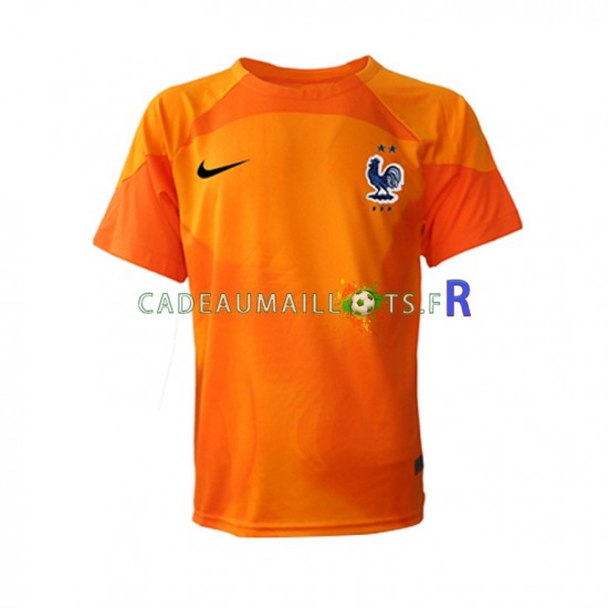 France Maillot avec flocage Gardien Extérieur Coupe du Monde 2022 ,Homme MC