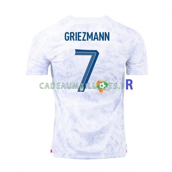 France Maillot avec flocage Griezmann 7 Extérieur Coupe du Monde 2022 ,Homme MC