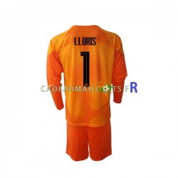 France Maillot avec flocage Hugo Lloris 1 Gardien Extérieur Coupe du Monde 2022 ,Tenue Enfant ML
