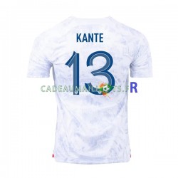 France Maillot avec flocage Kante 13 Extérieur Coupe du Monde 2022 ,Homme MC
