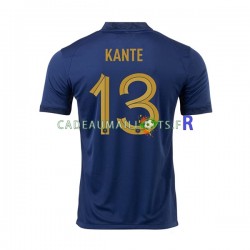 France Maillot avec flocage Kante 13 Domicile Coupe du Monde 2022 ,Homme MC