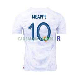 France Maillot avec flocage Mbappé 10 Extérieur Coupe du Monde 2022 ,Homme MC