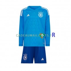 Allemagne Maillot avec flocage Gardien Domicile Coupe du Monde 2022 ,Tenue Enfant ML