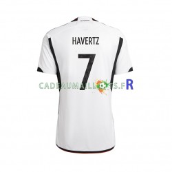 Allemagne Maillot avec flocage Havertz 7 Domicile Coupe du Monde 2022 ,Homme MC
