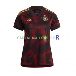 Allemagne Maillot avec flocage Extérieur Coupe du Monde 2022 ,Femme MC