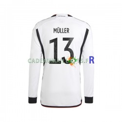 Allemagne Maillot avec flocage Thomas Muller 13 Domicile Coupe du Monde 2022 ,Homme ML