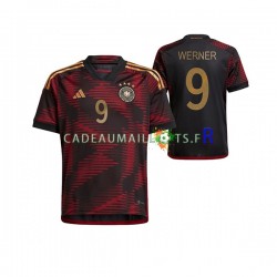 Allemagne Maillot avec flocage Timo Werner 9 Extérieur Coupe du Monde 2022 ,Homme MC