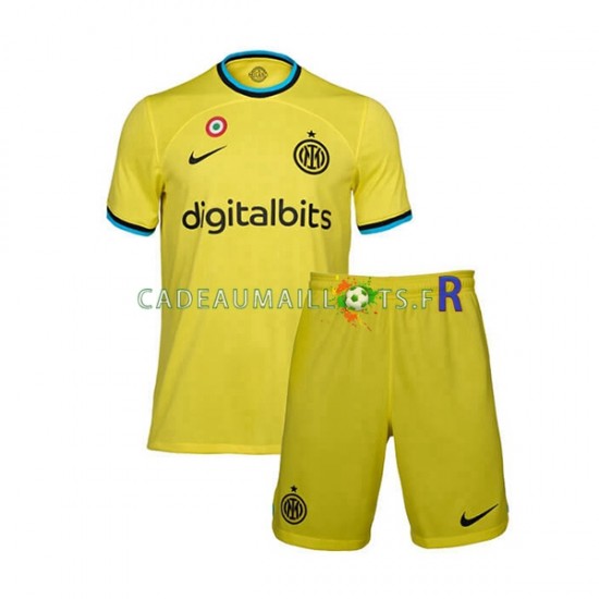 Inter Milan Maillot avec flocage 3ème 2022-2023 ,Tenue Enfant MC