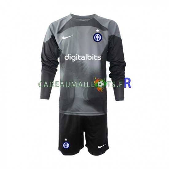 Inter Milan Maillot avec flocage Gardien Domicile 2022-2023 ,Tenue Enfant ML