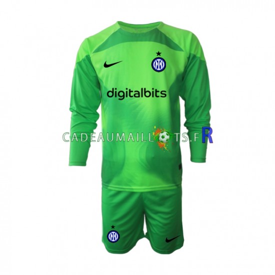 Inter Milan Maillot avec flocage Gardien 3ème 2022-2023 ,Tenue Enfant ML