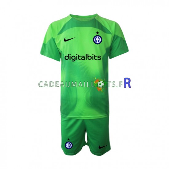 Inter Milan Maillot avec flocage Gardien 3ème 2022-2023 ,Tenue Enfant MC