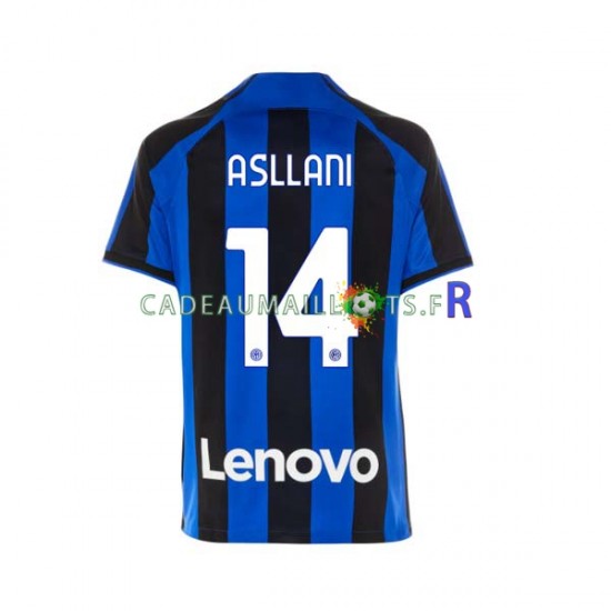 Inter Milan Maillot avec flocage Kristjan Asllani 14 Domicile 2022-2023 ,Homme MC