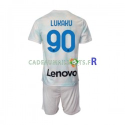 Inter Milan Maillot avec flocage Romelu Lukaku 90 Extérieur 2022-2023 ,Tenue Enfant MC