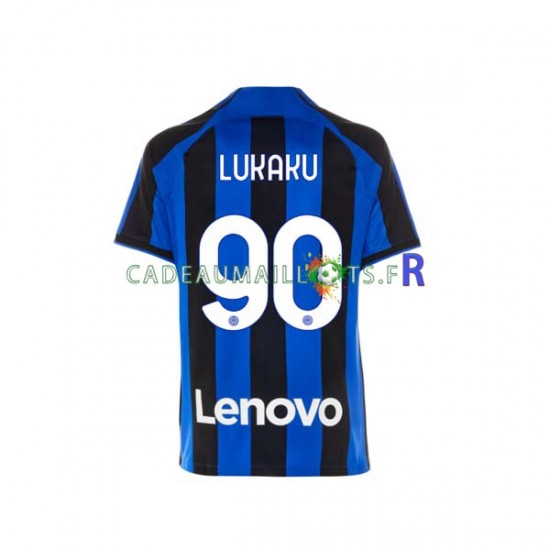 Inter Milan Maillot avec flocage Romelu Lukaku 90 Domicile 2022-2023 ,Homme MC