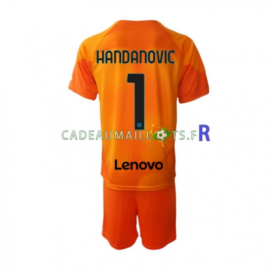 Inter Milan Maillot avec flocage Samir Handanovic 1 Gardien 4ème 2022-2023 ,Tenue Enfant MC