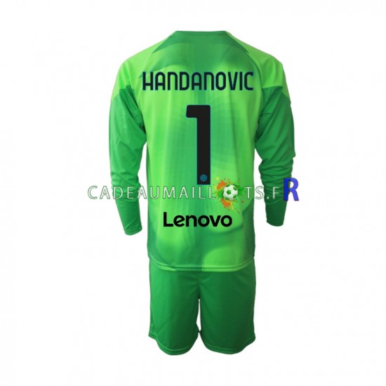 Inter Milan Maillot avec flocage Samir Handanovic 1 Gardien 3ème 2022-2023 ,Tenue Enfant ML