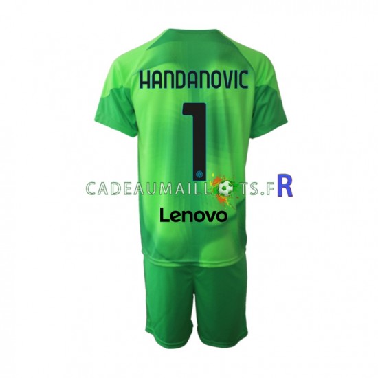 Inter Milan Maillot avec flocage Samir Handanovic 1 Gardien 3ème 2022-2023 ,Tenue Enfant MC