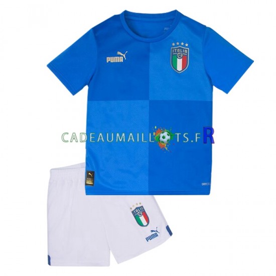 Italie Maillot avec flocage Domicile 2022 ,Tenue Enfant MC