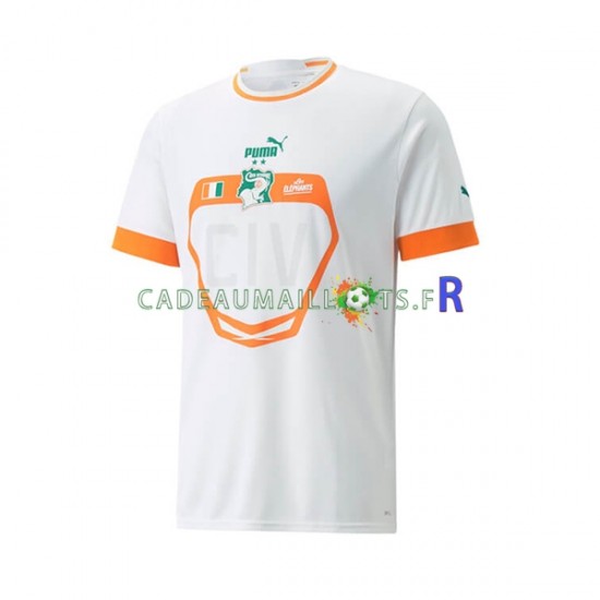 Côte d'Ivoire Maillot avec flocage Extérieur 2022 ,Homme MC