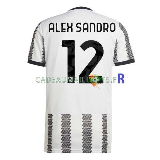 Juventus Maillot avec flocage Alex Sandro 12 Domicile 2022-2023 ,Homme MC