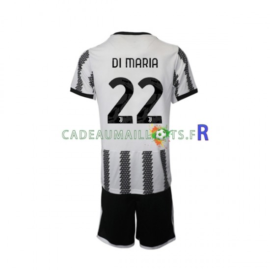 Juventus Maillot avec flocage Di Maria 22 Domicile 2022-2023 ,Tenue Enfant MC