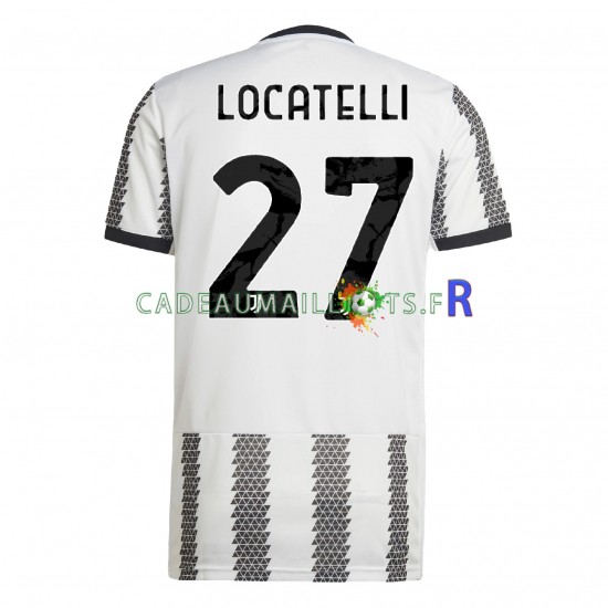 Juventus Maillot avec flocage Locatelli 27 Domicile 2022-2023 ,Homme MC