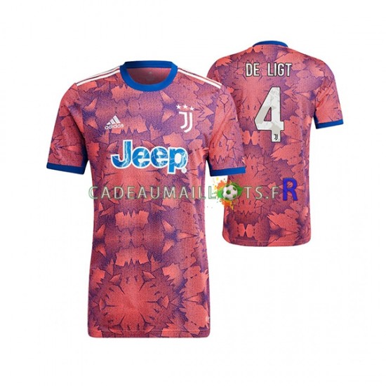 Juventus Maillot avec flocage Matthijs de Ligt 4 3ème 2022-2023 ,Homme MC