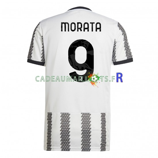 Juventus Maillot avec flocage Morata 9 Domicile 2022-2023 ,Homme MC