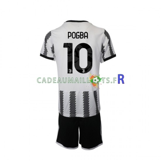 Juventus Maillot avec flocage Pogba 10 Domicile 2022-2023 ,Tenue Enfant MC