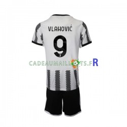 Juventus Maillot avec flocage Vlahovic 9 Domicile 2022-2023 ,Tenue Enfant MC Juventus Maillot avec flocage Vlahovic 9 Domicile 2022-2023 ,Tenue Enfant MC