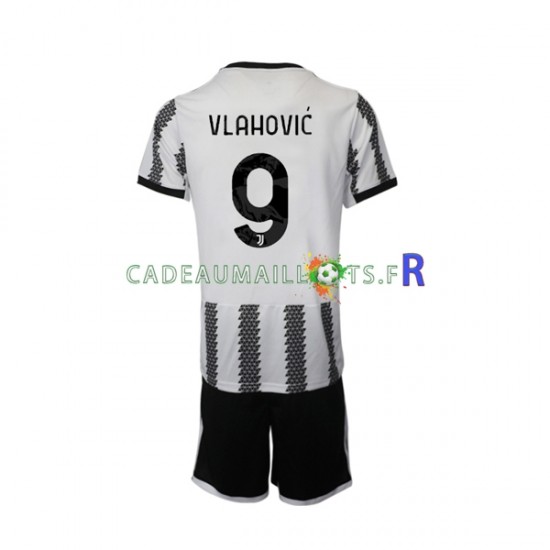 Juventus Maillot avec flocage Vlahovic 9 Domicile 2022-2023 ,Tenue Enfant MC