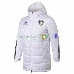 Leeds United Blanc Veste Rembourrée ,Homme