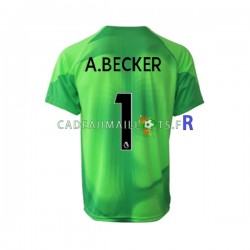 Liverpool Maillot avec flocage A.Becker 1 Gardien 3ème 2022-2023 ,Homme MC